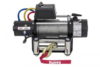 53 789 р. Лебёдка электрическая 12V Runva 9500 lbs 4350 кг (стальной трос) RUNVA ewv9500s  с доставкой в г. Кемерово. Увеличить фотографию 3
