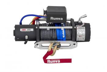 58 319 р. Лебёдка электрическая 24V Runva 9500 lbs 4350 кг (синтетический трос) EWX9500SR RUNVA ewx9500ssr24v  с доставкой в г. Кемерово. Увеличить фотографию 3