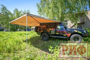 33 499 р. Маркиза автомобильная РИФ веерная 2.5х3,0 м (правая) РИФ rifavf063030602  с доставкой в г. Кемерово. Увеличить фотографию 18