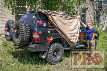 33 499 р. Маркиза автомобильная РИФ веерная 2.5х3,0 м (правая) РИФ rifavf063030602  с доставкой в г. Кемерово. Увеличить фотографию 10