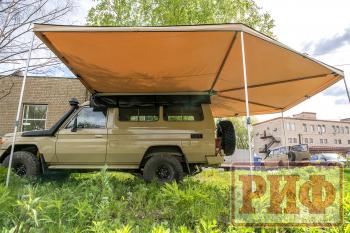 33 649 р. Маркиза автомобильная РИФ комбинированная (прямоугольная с веерной частью) 2,5 х2.5 м (левая) РИФ rifavf072525601  с доставкой в г. Кемерово. Увеличить фотографию 3