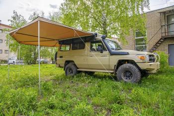 33 649 р. Маркиза автомобильная РИФ комбинированная (прямоугольная с веерной частью) 2,5х2,5 м (правая) РИФ rifavf072525602  с доставкой в г. Кемерово. Увеличить фотографию 13