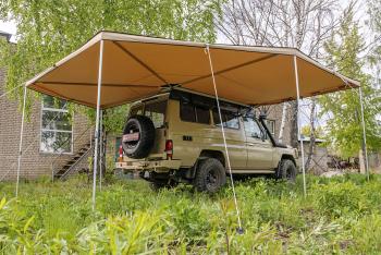 33 649 р. Маркиза автомобильная РИФ комбинированная (прямоугольная с веерной частью) 2,5х2,5 м (правая) РИФ rifavf072525602  с доставкой в г. Кемерово. Увеличить фотографию 12