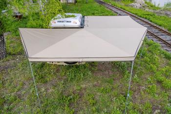 33 649 р. Маркиза автомобильная РИФ комбинированная (прямоугольная с веерной частью) 2,5х2,5 м (правая) РИФ rifavf072525602  с доставкой в г. Кемерово. Увеличить фотографию 1