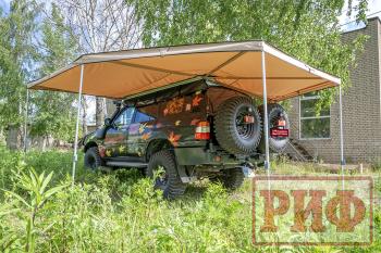 26 079 р. Маркиза автомобильная РИФ комбинированная (прямоугольная с веерной частью) 2,5х2,0 м (левая) РИФ rifavf072020601  с доставкой в г. Кемерово. Увеличить фотографию 22