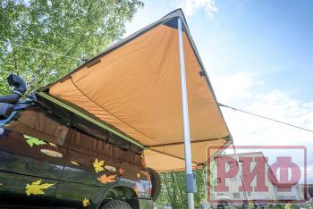 26 079 р. Маркиза автомобильная РИФ комбинированная (прямоугольная с веерной частью) 2,5х2,0 м (левая) РИФ rifavf072020601  с доставкой в г. Кемерово. Увеличить фотографию 10