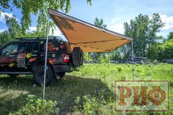 38 089 р. Маркиза автомобильная РИФ комбинированная (прямоугольная с веерной частью) 2.5х3.0 м (правая) РИФ rifavf073030602  с доставкой в г. Кемерово. Увеличить фотографию 11
