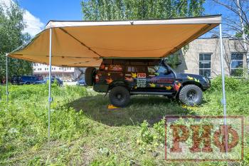 38 089 р. Маркиза автомобильная РИФ комбинированная (прямоугольная с веерной частью) 2.5х3.0 м (правая) РИФ rifavf073030602  с доставкой в г. Кемерово. Увеличить фотографию 6