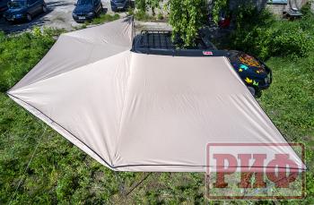 38 089 р. Маркиза автомобильная РИФ комбинированная (прямоугольная с веерной частью) 2.5х3.0 м (правая) РИФ rifavf073030602  с доставкой в г. Кемерово. Увеличить фотографию 4