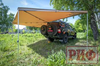 38 089 р. Маркиза автомобильная РИФ комбинированная (прямоугольная с веерной частью) 2.5х3.0 м (левая) РИФ rifavf073030601  с доставкой в г. Кемерово. Увеличить фотографию 9
