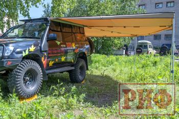 38 089 р. Маркиза автомобильная РИФ комбинированная (прямоугольная с веерной частью) 2.5х3.0 м (левая) РИФ rifavf073030601  с доставкой в г. Кемерово. Увеличить фотографию 6