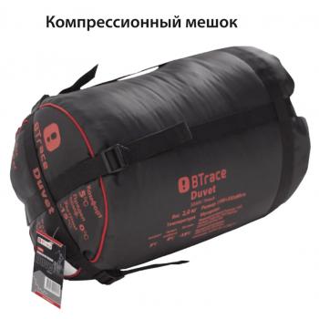5 349 р. Мешок спальный BTrace Mega (Левый,СерыйСиний), (ТК: -5C) BTrace s0565  с доставкой в г. Кемерово. Увеличить фотографию 6
