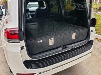 34 999 р. Органайзер в багажник "Премиум" для Toyota Land Cruiser 300 (5-ти местн. комплектации) РФ тлк300прем5  с доставкой в г. Кемерово. Увеличить фотографию 3