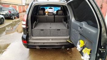 24 999 р. Органайзер в багажник для Toyota Land Cruiser Prado 120 (2 выдв.ящика+спальник) РФ 120-003  с доставкой в г. Кемерово. Увеличить фотографию 10