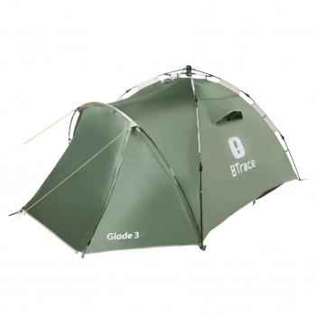 23 989 р. Палатка быстросборная BTrace Glade 3 (Зеленый) BTrace t0517  с доставкой в г. Кемерово. Увеличить фотографию 4