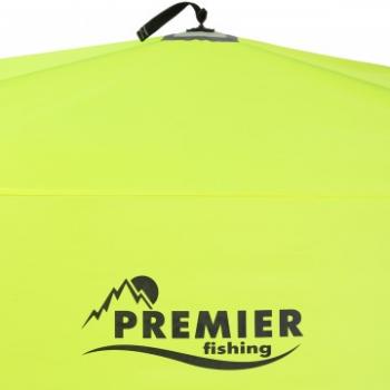 10 199 р. Палатка зимняя PREMIER Куб 1,5х1,5 желтый люминисцентныйсерый PREMIER pr-isc-150ylg  с доставкой в г. Кемерово. Увеличить фотографию 12