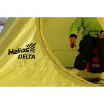 6 949 р. Палатка зимняя двускатная HELIOS DELTA YELLOW, утепленная HELIOS hs-isd-y  с доставкой в г. Кемерово. Увеличить фотографию 16