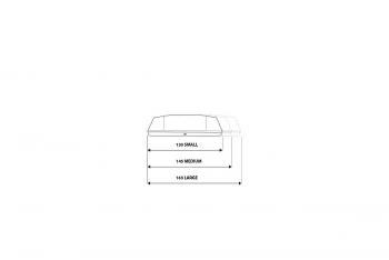 397 199 р. Палатка на крышу автомобиля AUTOHOME MAGGIOLINA GRAND TOUR SMALL 360 BLACK STORM, чёрный тент, лестница 215 мм AUTOHOME Zifer Italia S.r.l m360bs-15  с доставкой в г. Кемерово. Увеличить фотографию 16