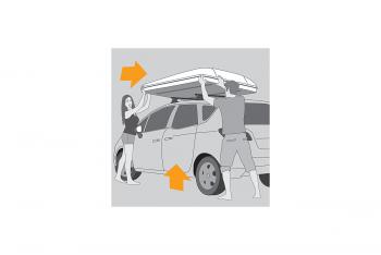 397 199 р. Палатка на крышу автомобиля AUTOHOME MAGGIOLINA GRAND TOUR SMALL 360 BLACK STORM, чёрный тент, лестница 215 мм AUTOHOME Zifer Italia S.r.l m360bs-15  с доставкой в г. Кемерово. Увеличить фотографию 27