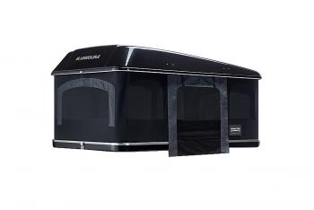 397 199 р. Палатка на крышу автомобиля AUTOHOME MAGGIOLINA GRAND TOUR SMALL 360 BLACK STORM, чёрный тент, лестница 215 мм AUTOHOME Zifer Italia S.r.l m360bs-15  с доставкой в г. Кемерово. Увеличить фотографию 4