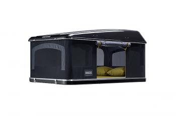 397 199 р. Палатка на крышу автомобиля AUTOHOME MAGGIOLINA GRAND TOUR SMALL 360 BLACK STORM, чёрный тент, лестница 215 мм AUTOHOME Zifer Italia S.r.l m360bs-15  с доставкой в г. Кемерово. Увеличить фотографию 3