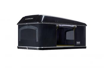 397 199 р. Палатка на крышу автомобиля AUTOHOME MAGGIOLINA GRAND TOUR SMALL 360 BLACK STORM, чёрный тент, лестница 215 мм AUTOHOME Zifer Italia S.r.l m360bs-15  с доставкой в г. Кемерово. Увеличить фотографию 2