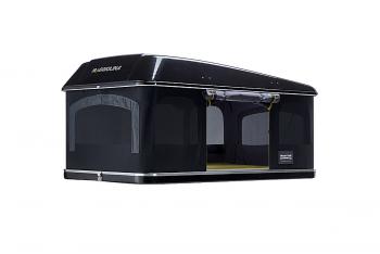 397 199 р. Палатка на крышу автомобиля AUTOHOME MAGGIOLINA GRAND TOUR SMALL 360 BLACK STORM, чёрный тент, лестница 215 мм AUTOHOME Zifer Italia S.r.l m360bs-15  с доставкой в г. Кемерово. Увеличить фотографию 1