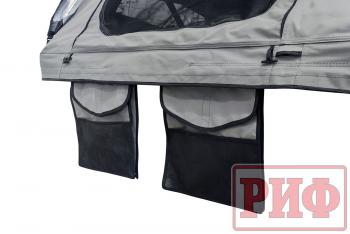 81 699 р. Палатка на крышу автомобиля РИФ Soft RT01-120, тент серый, 400 г, 120х240х115 РИФ rifrt0112080001  с доставкой в г. Кемерово. Увеличить фотографию 6