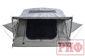 81 699 р. Палатка на крышу автомобиля РИФ Soft RT01-120, тент серый, 400 г, 120х240х115 РИФ rifrt0112080001  с доставкой в г. Кемерово. Увеличить фотографию 4