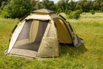 51 999 р. Палатка-автомат кемпинговая Maverick Family Comfort (бежевый  коричневый) Maverick Tent m-cb-096  с доставкой в г. Кемерово. Увеличить фотографию 19