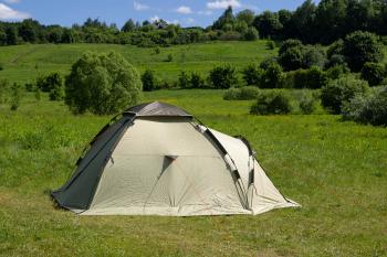 28 749 р. Палатка-автомат туристическая Maverick Comfort Solar Control (светло-коричневый  зеленый) Maverick Tent m-lws-064  с доставкой в г. Кемерово. Увеличить фотографию 6
