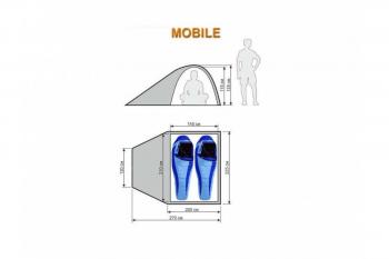 23 949 р. Палатка-автомат туристическая Maverick Mobile premium (светло-зеленый  светло-серый) Maverick Tent m-gg-061  с доставкой в г. Кемерово. Увеличить фотографию 12