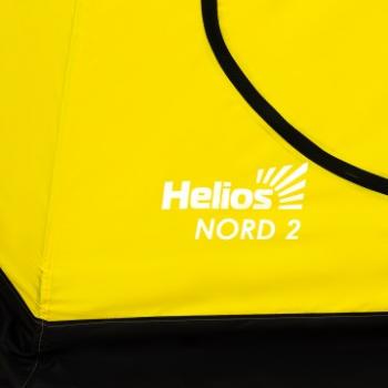 11 009 р. Палатка-зонт зимняя HELIOS NORD-2 с дышащим верхом (желтыйчерный) HELIOS nord-2  с доставкой в г. Кемерово. Увеличить фотографию 5