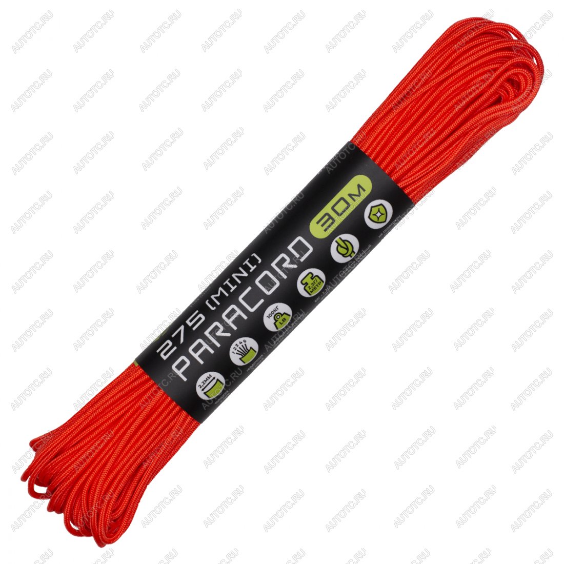 619 р. Паракорд 275 (мини) CORD nylon 30м (neon orange) CORD 275.n30.n.or  с доставкой в г. Кемерово