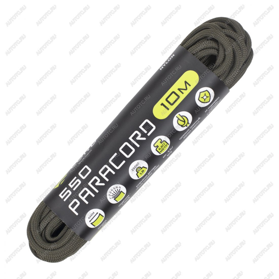 270 р. Паракорд 550 CORD nylon 10м (army green) CORD 550.n10.a.gr  с доставкой в г. Кемерово
