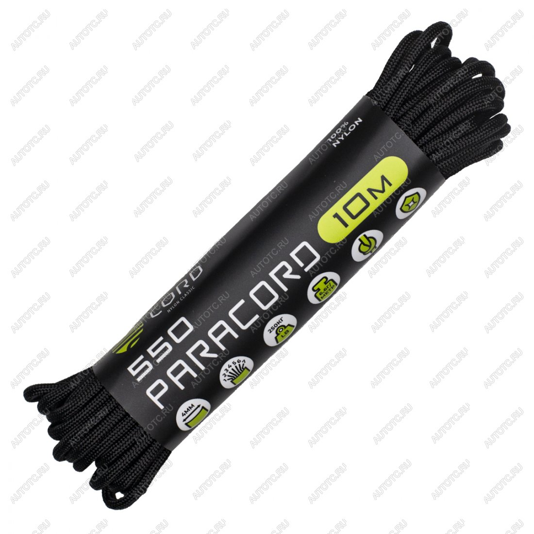 260 р. Паракорд 550 CORD nylon 10м (black) CORD 550.n10.b  с доставкой в г. Кемерово
