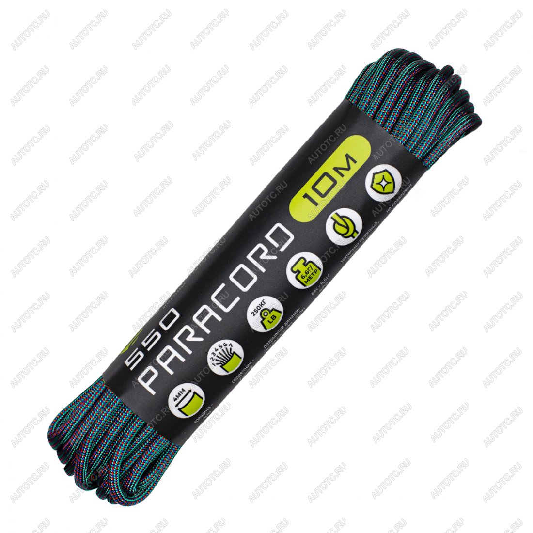 220 р. Паракорд 550 CORD nylon 10м (chameleon) CORD 550.n10.kham  с доставкой в г. Кемерово