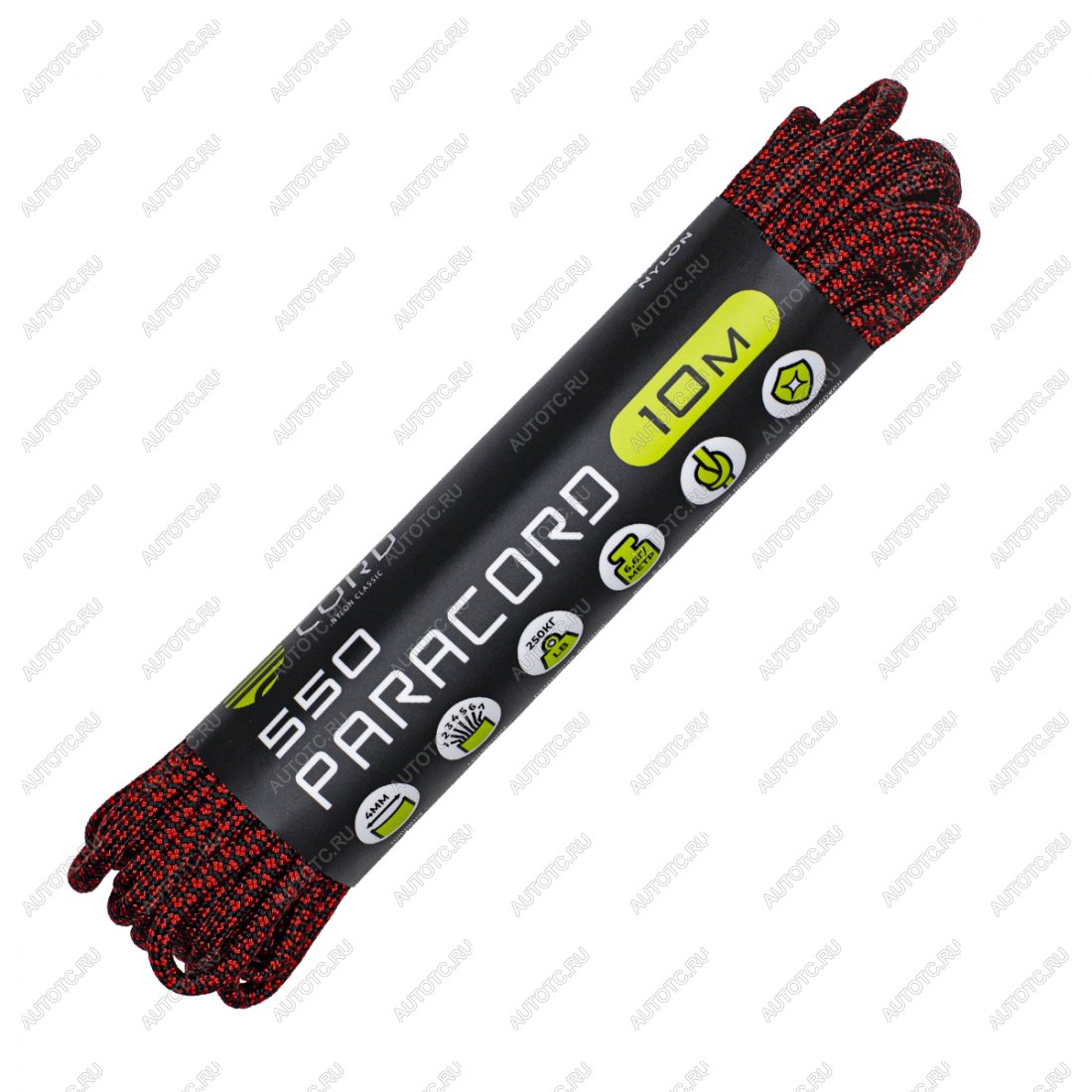 259 р. Паракорд 550 CORD nylon 10м (red snake) CORD 550.n10.r.sn  с доставкой в г. Кемерово
