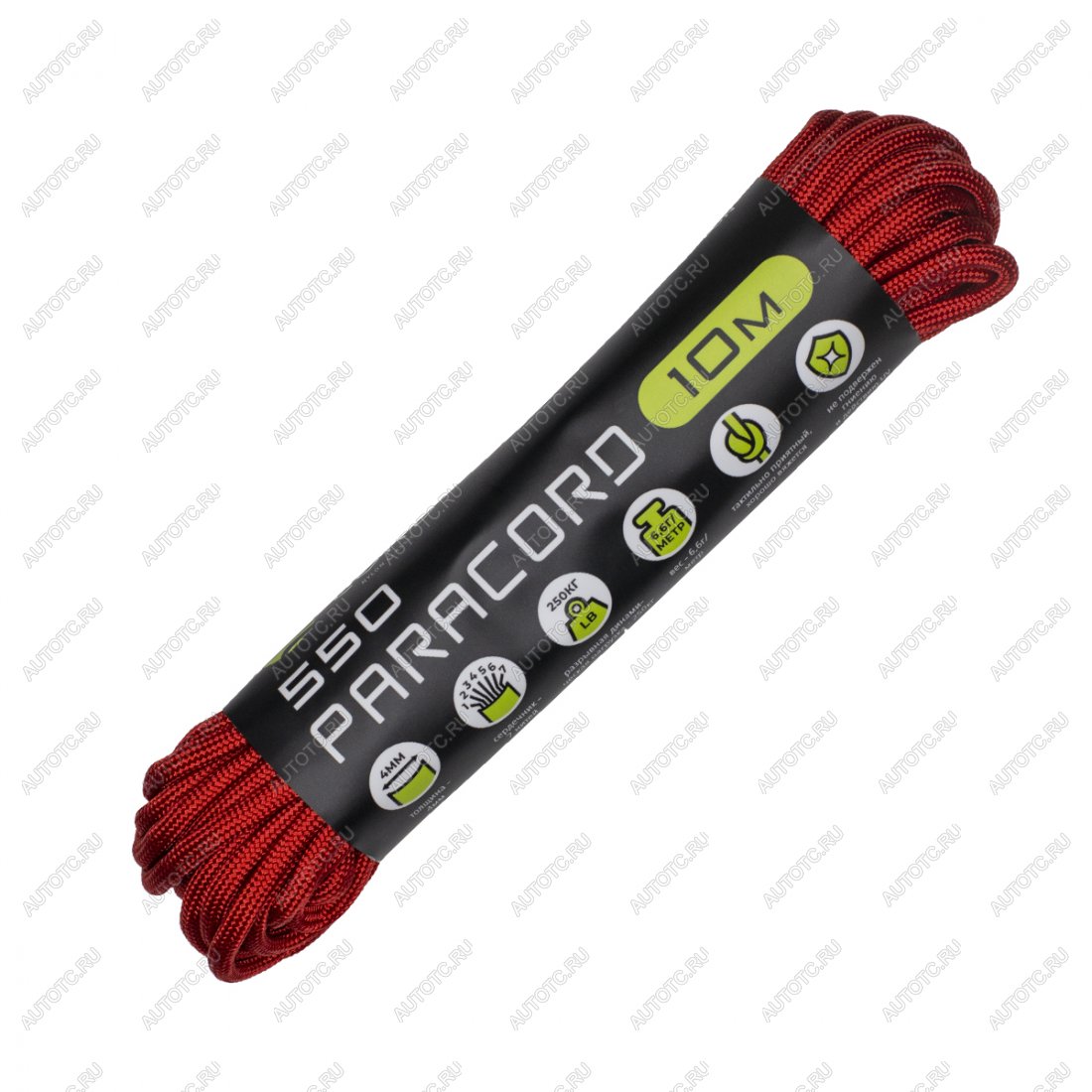 269 р. Паракорд 550 CORD nylon 10м (red) CORD 550.n10.r  с доставкой в г. Кемерово