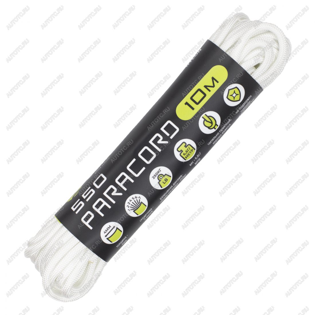 230 р. Паракорд 550 CORD nylon 10м (white) CORD 550.n10.wt  с доставкой в г. Кемерово