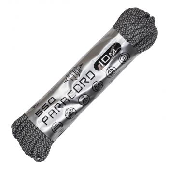539 р. Паракорд 550 CORD nylon 10м SuperReflective (black snake) CORD 550.n10.lm.b.snk  с доставкой в г. Кемерово. Увеличить фотографию 1