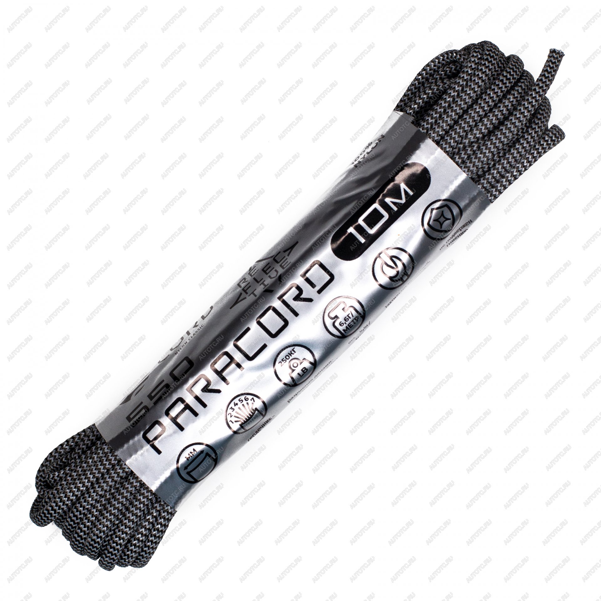 799 р. Паракорд 550 CORD nylon 10м SuperReflective (black wave) CORD 550.n10.lm.b.w  с доставкой в г. Кемерово