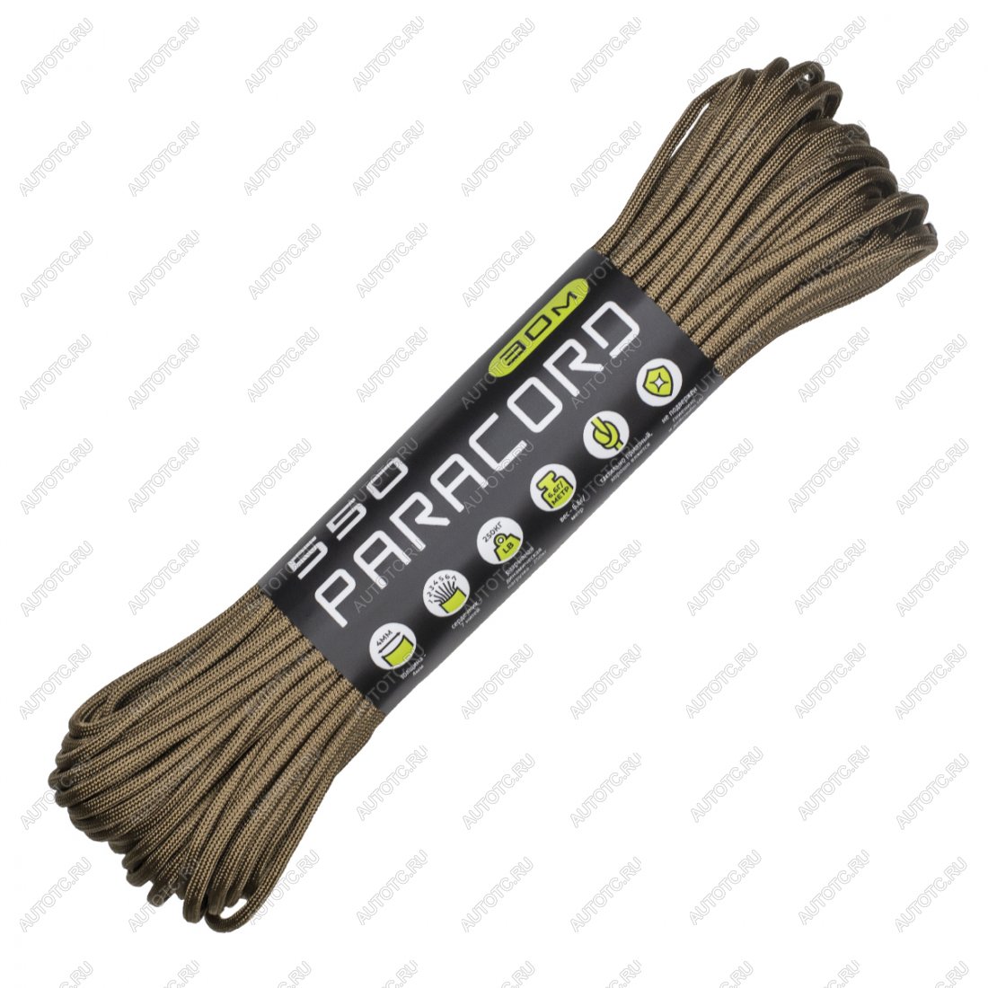 659 р. Паракорд 550 CORD nylon 30м (coyote) CORD 550.n30.cyt  с доставкой в г. Кемерово
