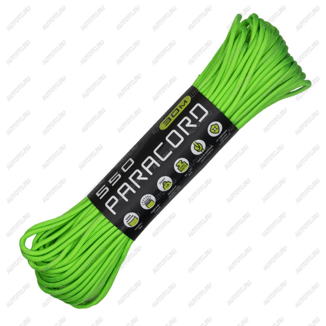 679 р. Паракорд 550 CORD nylon 30м (neon green) CORD 550.n30.n.gr  с доставкой в г. Кемерово