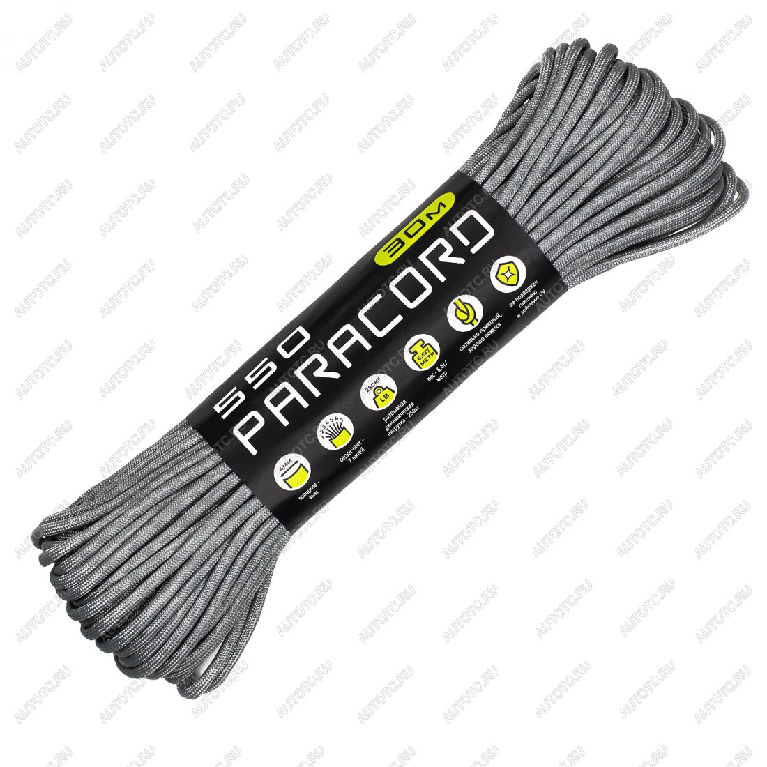 569 р. Паракорд 550 CORD nylon 30м (steel gray) CORD 550.n30.st.g  с доставкой в г. Кемерово