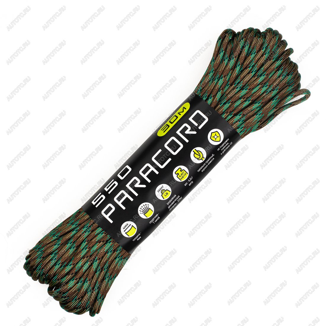 569 р. Паракорд 550 CORD nylon 30м (survival camo) CORD 550.n30.srw.kmf  с доставкой в г. Кемерово