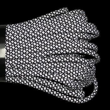 1 219 р. Паракорд 550 CORD nylon 30м SuperReflective (black snake) CORD 550.n30.lm.b.snk  с доставкой в г. Кемерово. Увеличить фотографию 4