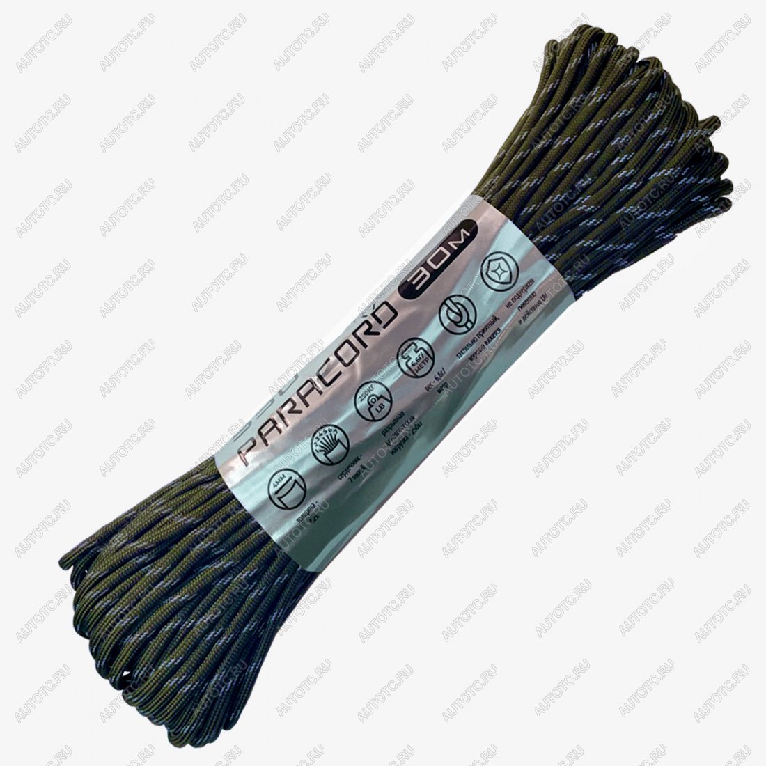 999 р. Паракорд 550 CORD nylon 30м световозвращающий (army green) CORD 550.n30.lm.a.gr  с доставкой в г. Кемерово