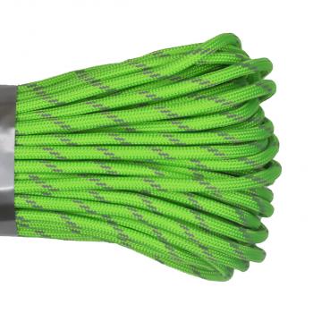 829 р. Паракорд 550 CORD nylon 30м световозвращающий (neon green) CORD 550.n30.lm.n.gr  с доставкой в г. Кемерово. Увеличить фотографию 3