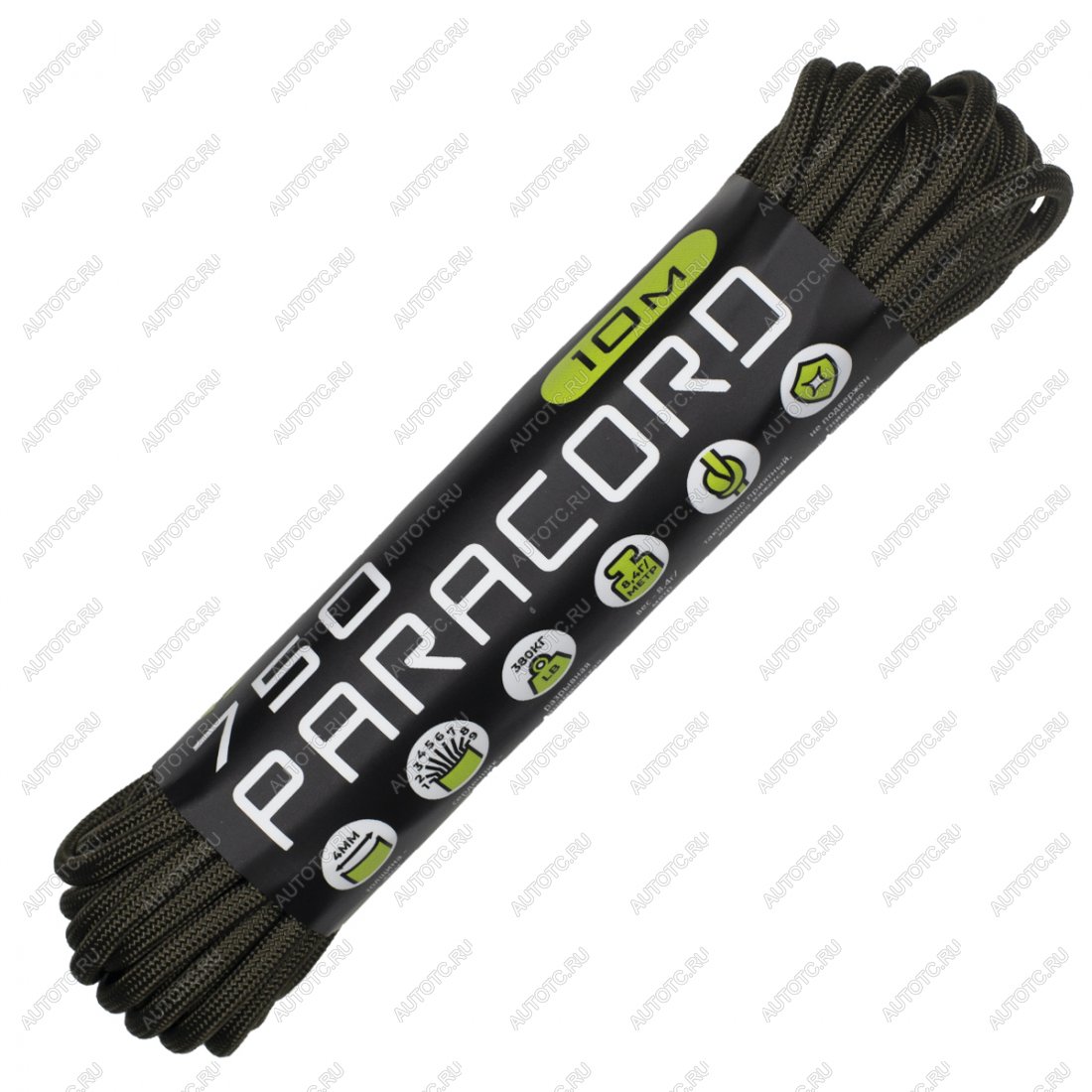 260 р. Паракорд 750 CORD nylon 10м (army green) CORD 750.n10.a.gr  с доставкой в г. Кемерово